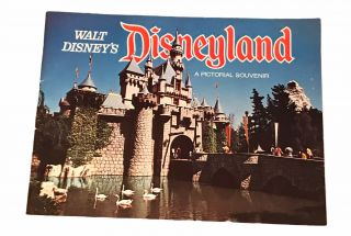 Vintage Walt Disney’s Disneyland Pictorial Souvenir Booklet,  1974,  California