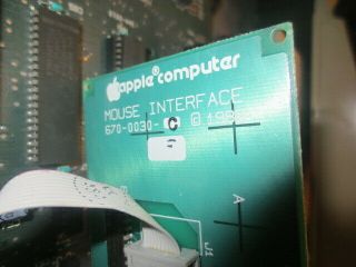 Vintage Apple Iie Mouse Interface Card (670 - 0030 - C)