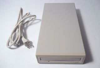 Vintage Apple Applecd 600e M3958 Scsi External Cd - Rom Drive 1995 &