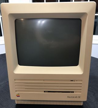 Vintage Apple Macintosh Se Model No.  M5011 Upgraded To 2.  5 Mb - Good Video,  No Hd