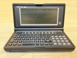 Hp 95lx 95 Lx Palmtop Laptop Computer 123 Hewlett Packard Hp -
