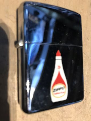 Zippo Very Rare “fuel Bottle” Lighter Town And Country 1967