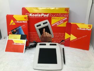 Koala Pad Touch Tablet Apple Ii,  Ii,  Iie.  Model 1001a Vintage Computer