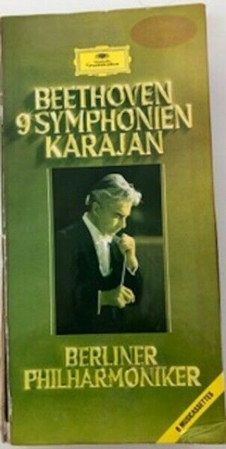 Vintage Beethoven 9 Symphonien Karajan - Berlin Philharmonic - Six Cassettes