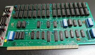 The Memory Merchant S - 100 16k Static 2114 Memory Board Mm16k14