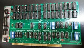 The Memory Merchant S - 100 16K Static 2114 Memory Board MM16K14 2