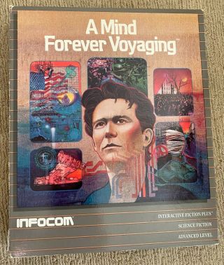Infocom A Mind Forever Voyaging Pc,  Ibm Pcjr 5.  25 " Floppy Disk Computer Game