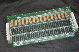 Vintage Apple Iii 3 Memory Board With Twin Gold Memory Chips