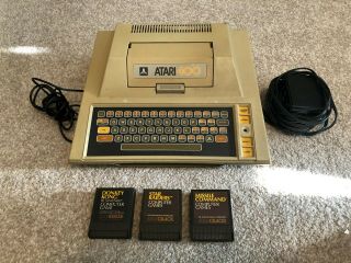 Atari 400 Computer System Console W/ Power Supply & Games