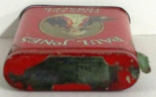 (RARE) Paul Jones Red Tobacco Pocket Tin 3