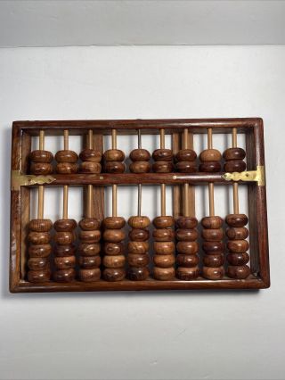 Vintage Lotus - Flower Brand 9 Rods 63 Beads Abacus - From China