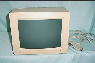 Apple Applecolor Rgb Monitor Color For Iigs A2m6014 Plus Serial Cable