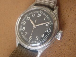 Vintage Bulova Type A 11.  U.  S.  Military Issue Wrist Watch.  Cal.  10akcsh