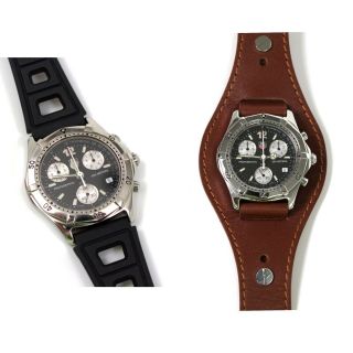 Tag Heuer 2000 Classic Professional Chronograph Watch Ck1110 Quartz