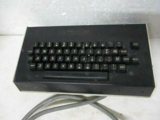 Rare Vintage 1970s Computer Keyboard Tec Inc.  Eka 9542 W/27 Pin Cannon End