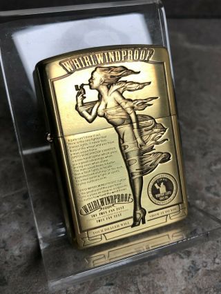 Japanese Zippo Armor Whirlwind Proof Windy Advertiser - Only 1000 Made