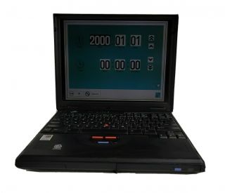 Vintage Ibm Thinkpad 600e Pentium Ii Laptop Boots Please Read B1