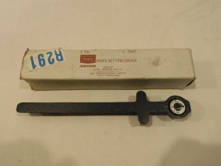 Vintage Craftsman 9 - 2647 Knife Setting Gauge Jig Jointer Planer