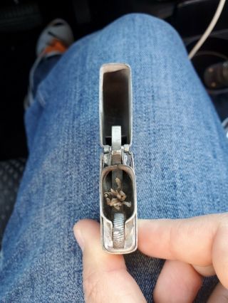 Vintage sterling silver zippo lighter 4