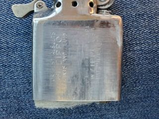 Vintage sterling silver zippo lighter 6