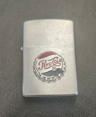 Vintage 1950s - 1960s Pepsi Zippo Lighter 4 Dots Rare S&h