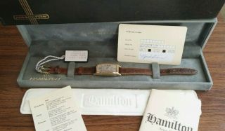 Rare Hamilton 6206 Registered Edition Ladies Watch Needs Battery