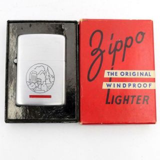 Vintage 1948 - 49 Zippo Lighter 3 Barrel Line Drawn Engraved Test Sample Mib Wow