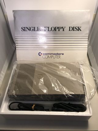 Commodore 1541 Single Floppy Disk Drive For The C64 Powers On