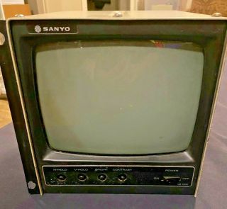 Sanyo Vm - 4092 Early Apple Ii Computer Monochrome Monitor