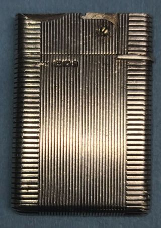 Rare 1949 Asprey London Wafer Cigarette Lighter