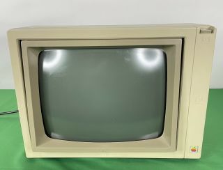 Green Phosphor Monochrome Crt Display Monitor For Apple Ii Computer A2m2010