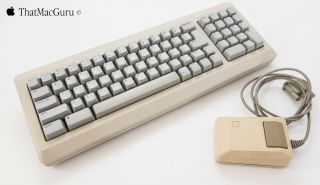  Apple Macintosh Plus Keyboard / Mouse M0100 M0110a Platinum 128k