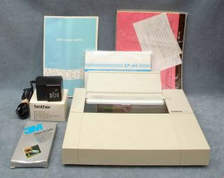 Vintage 1984 Brother Ep - 44 Personal Electronic Printer - Complete