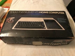 Texas Instruments Ti - 99/4a Home Computer W/ Box & 12 Games