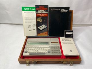 Texas Instruments Compact Computer 40 Cc - 40 With Users Guide