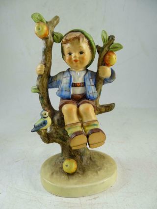 Vintage German Goebel Hummel Figurine Statue 142/i Apple Tree Boy 6 " Tall Tmk - 3