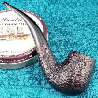 VERY 2001 Dunhill SHELL BRIAR GROUP 5 3/4 BENT SHAPE English Estate Pipe 3