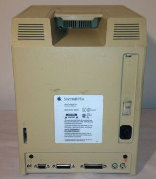APPLE Macintosh Plus Mac M0001A 1Mb For Repair - Screen Stays Blank (Powers On) 2
