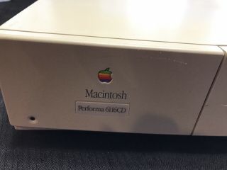Vintage Apple Macintosh Performa 6116CD Power PC Apple Computer Model M1596 2