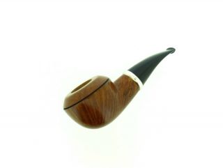 Radice Pease Di Piazza 08 Of 100 Pipe Chubby Silver Band Unsmoked