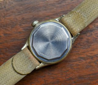 Vintage BULOVA A - 11 10AK Hacking Military Issue WW2 Watch Band SERVICED 4