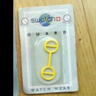 Yellow Vintage & Rare Swatch Watch Guard In Blister Pack