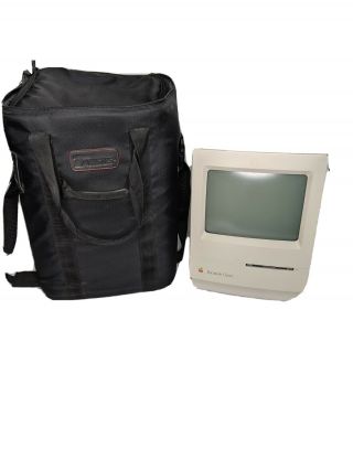 Vintage Apple Macintosh Classic With Rare Targus Carrying Case