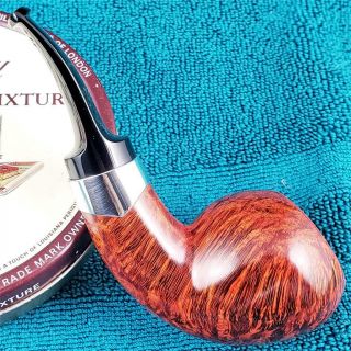 UNSMOKED S.  BANG UN SILVER ADORNED THICK APPLE FREEHAND DANISH Estate Pipe 3