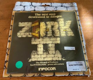 Infocom Zork Ii For Apple Mac Macintosh Game On 3.  5 " Floppy Disk