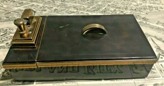 Vintage Ronson Touch Tip And Cigarette Box Set - Tortoise And Dureum -