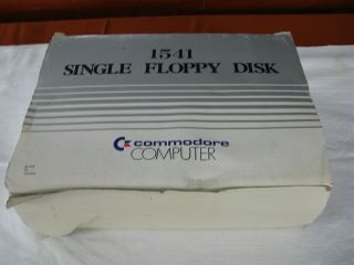 Vintage Commodore 64 Floppy Disk Drive Model No.  1541 Lights - Up Not