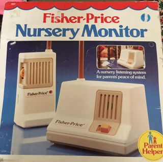 Fisher Price Baby Nursery Monitor Intercom Box Vintage
