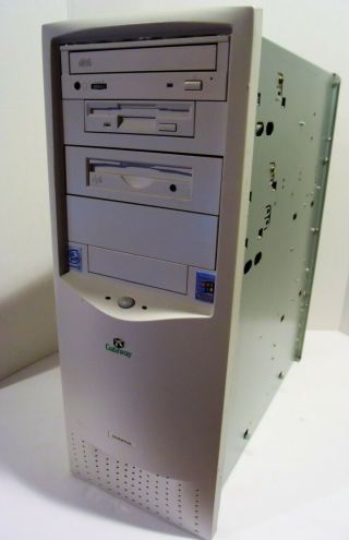 Vintage Gateway Lp Mini Tower Tb3 Essential 500 (intel Pentium Iii 500mhz 128mb)