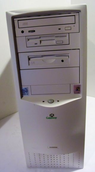 Vintage Gateway LP Mini Tower TB3 Essential 500 (Intel Pentium III 500MHz 128MB) 2